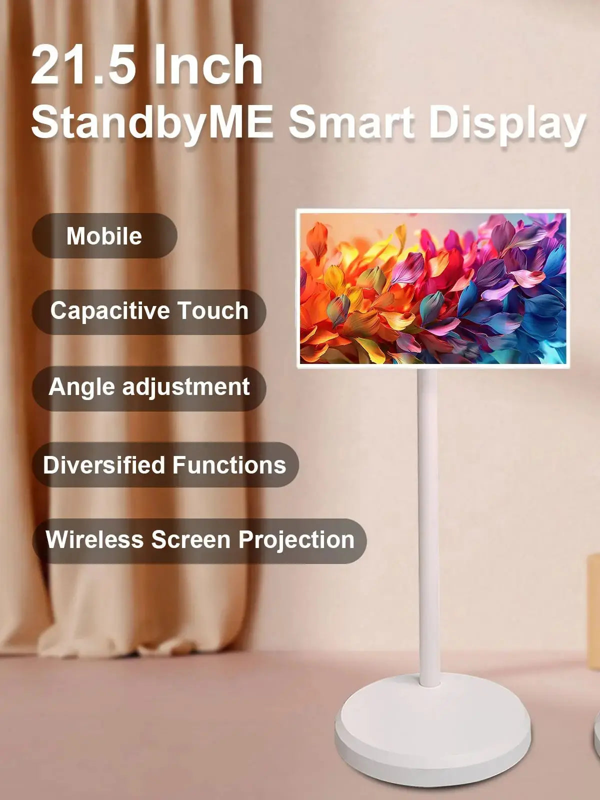 21.5inch stand by me tv screen advertising screen 64G memory android
