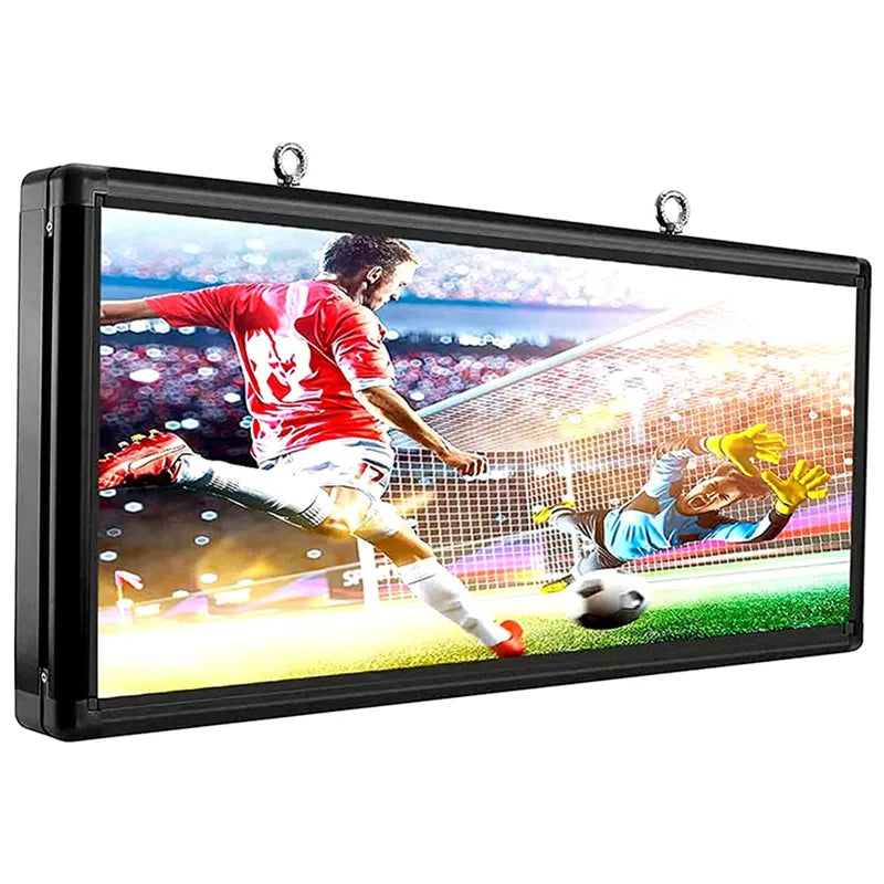 P6 Outdoor LED Sign Full Color 40'' x 18'' WiFi Scrolling LED Display With High Resolution High Brightness Programmable LED Sign
