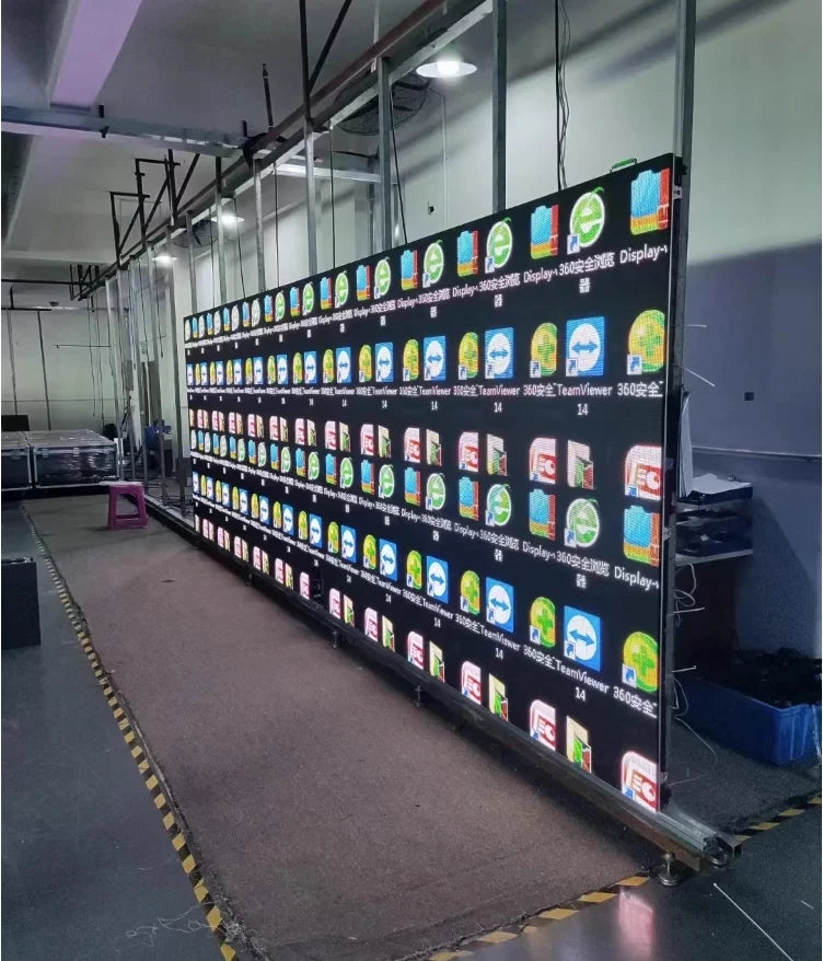 Outdoor P3.91 rental led video wall 500x1000mm die-casting aluminum panel high brightness led display