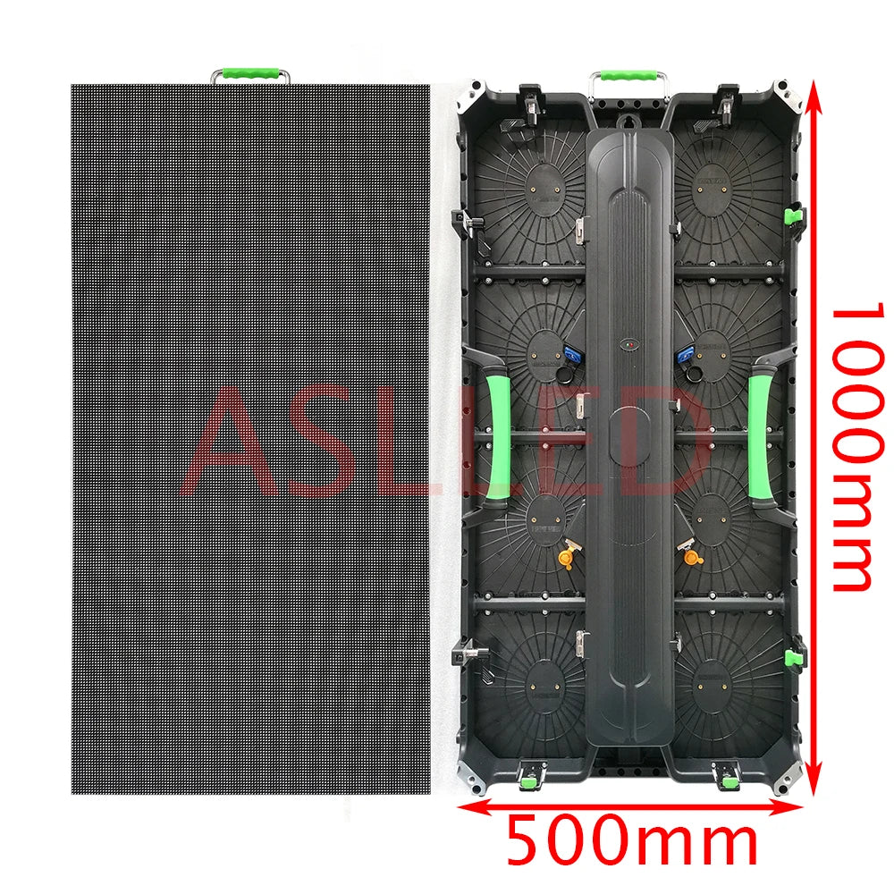 P3.91 Outdoor HD LED Display 500x1000mm LED Matrix Panel 128X256 Pixels Stage Rental Screen Manufacturer Customized