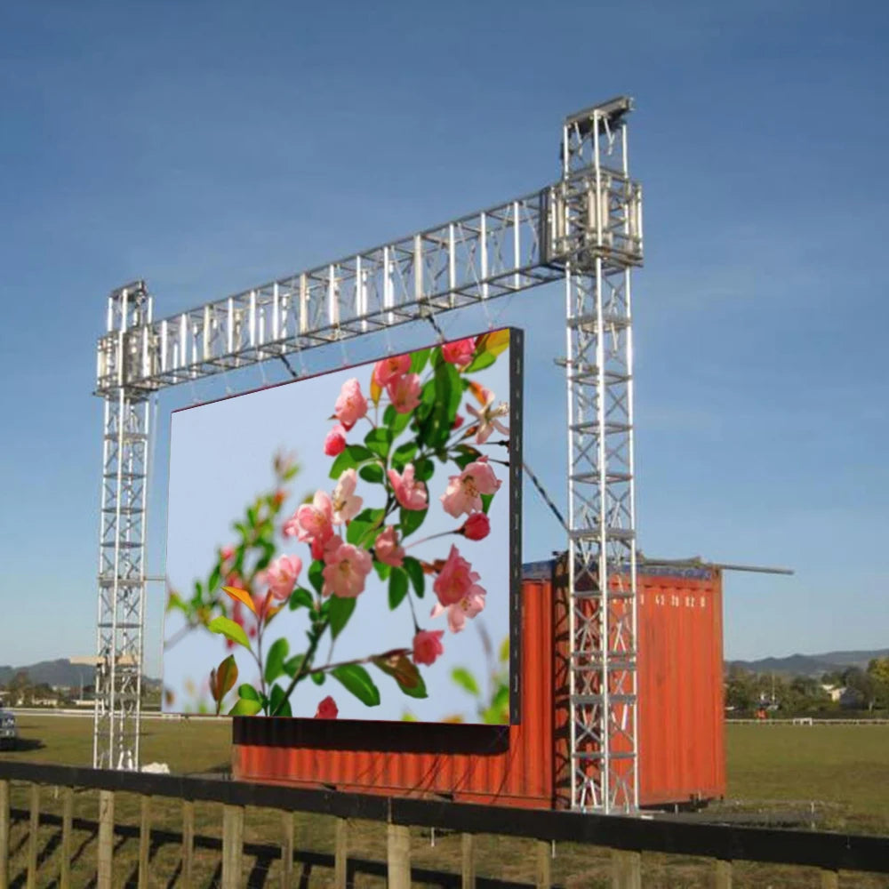 P3.91 Outdoor HD LED Display 500x1000mm LED Matrix Panel 128X256 Pixels Stage Rental Screen Manufacturer Customized
