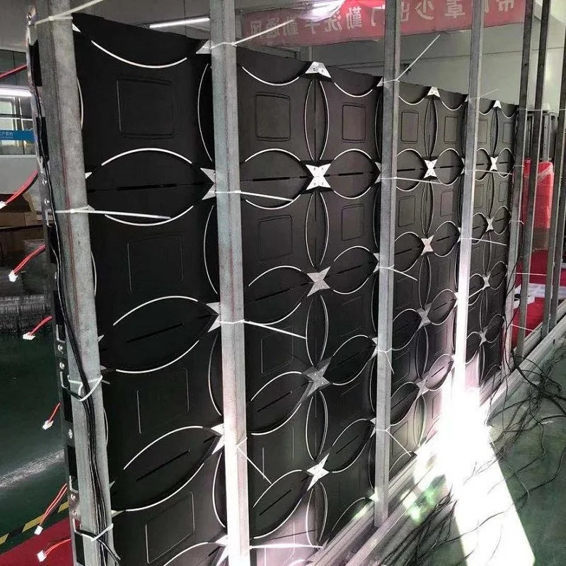 indoor P3.9 250*1000MM The panels offer full front serviceability Install LED screen on indoor wall