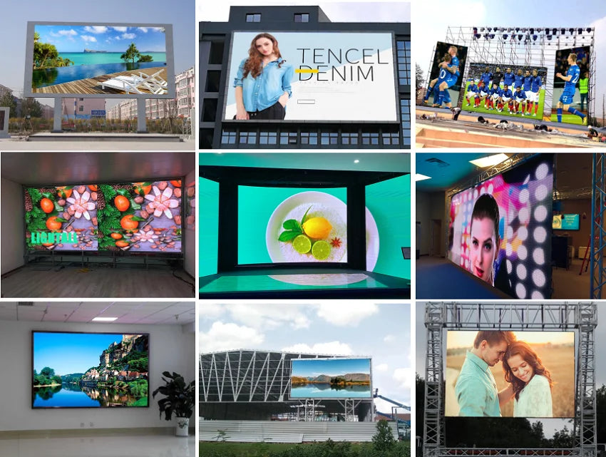 Digital P3.91mm full color SMD1921 500*1000mm outdoor rental cabinet LED display led panel advertising billboard screen