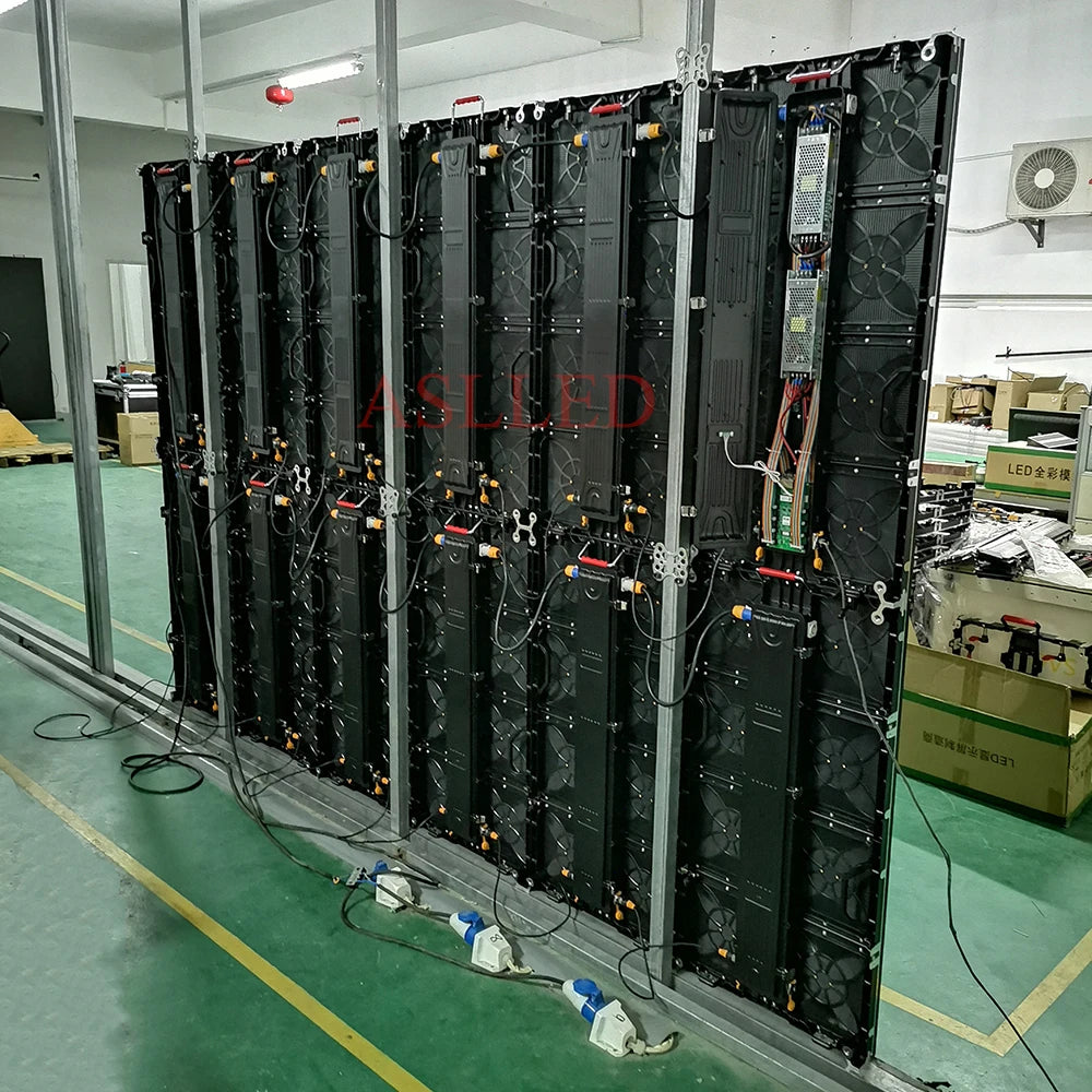 P4.81 outdoor 500 ×1000mm waterproof ultra-high definition LED display screen is used for stage, conference room, etc