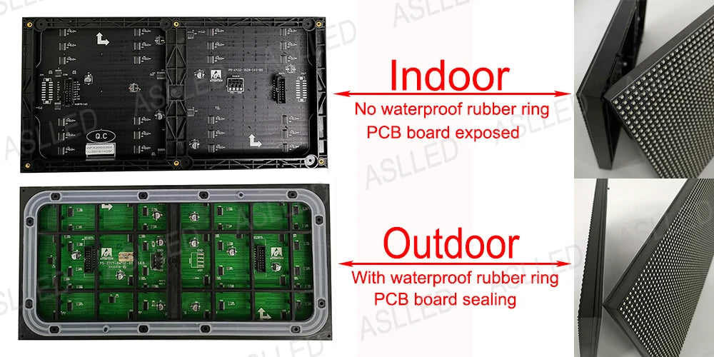 P4.81 outdoor 500 ×1000mm waterproof ultra-high definition LED display screen is used for stage, conference room, etc