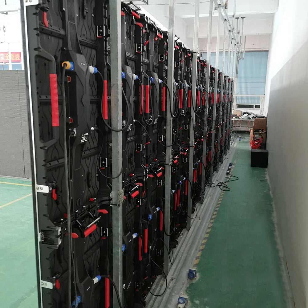 P4.81 outdoor 500 ×1000mm waterproof ultra-high definition LED display screen is used for stage, conference room, etc