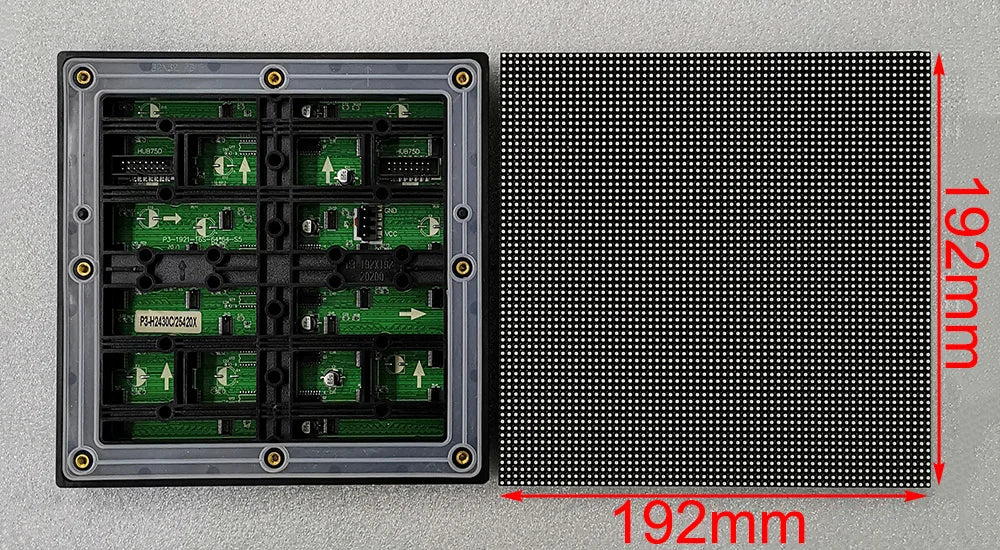 LED display P3 panel 576x576 mm Outdoor waterproof LED Matrix Screen TV P2.5 P4 P5 P6 P8 P10 Rental stage screen customization