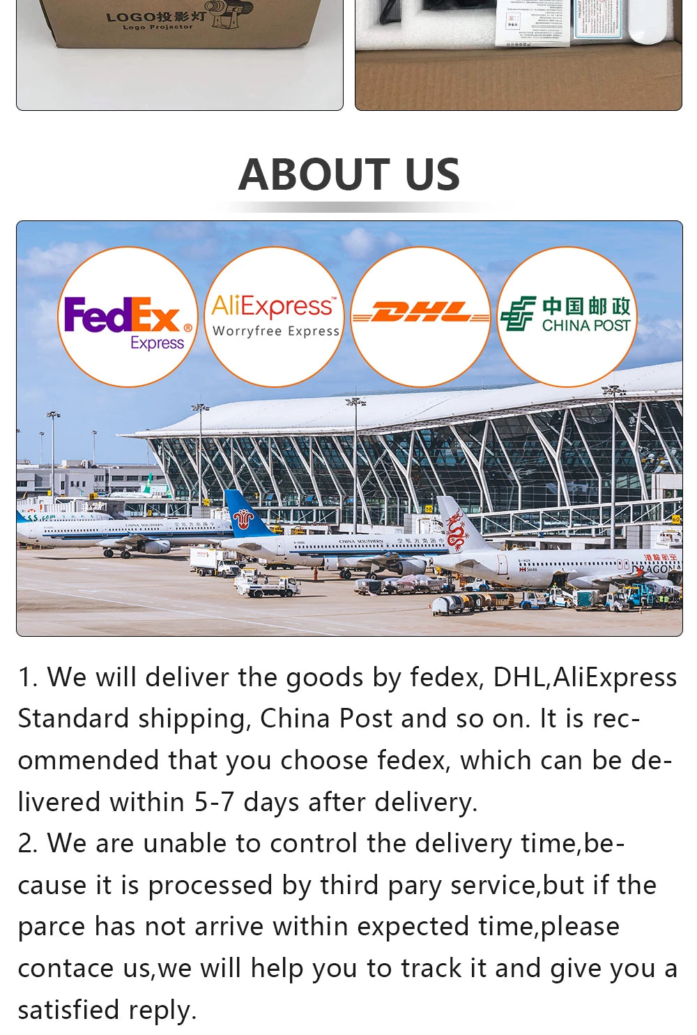 Custom  Led HD Indoor Door Head  Rotating Advertising Image Projection Lamp Gobo Logo Projector