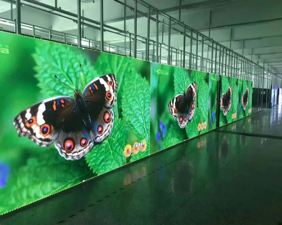 P4.81 outdoor 500 ×1000mm waterproof ultra-high definition LED display screen is used for stage, conference room, etc