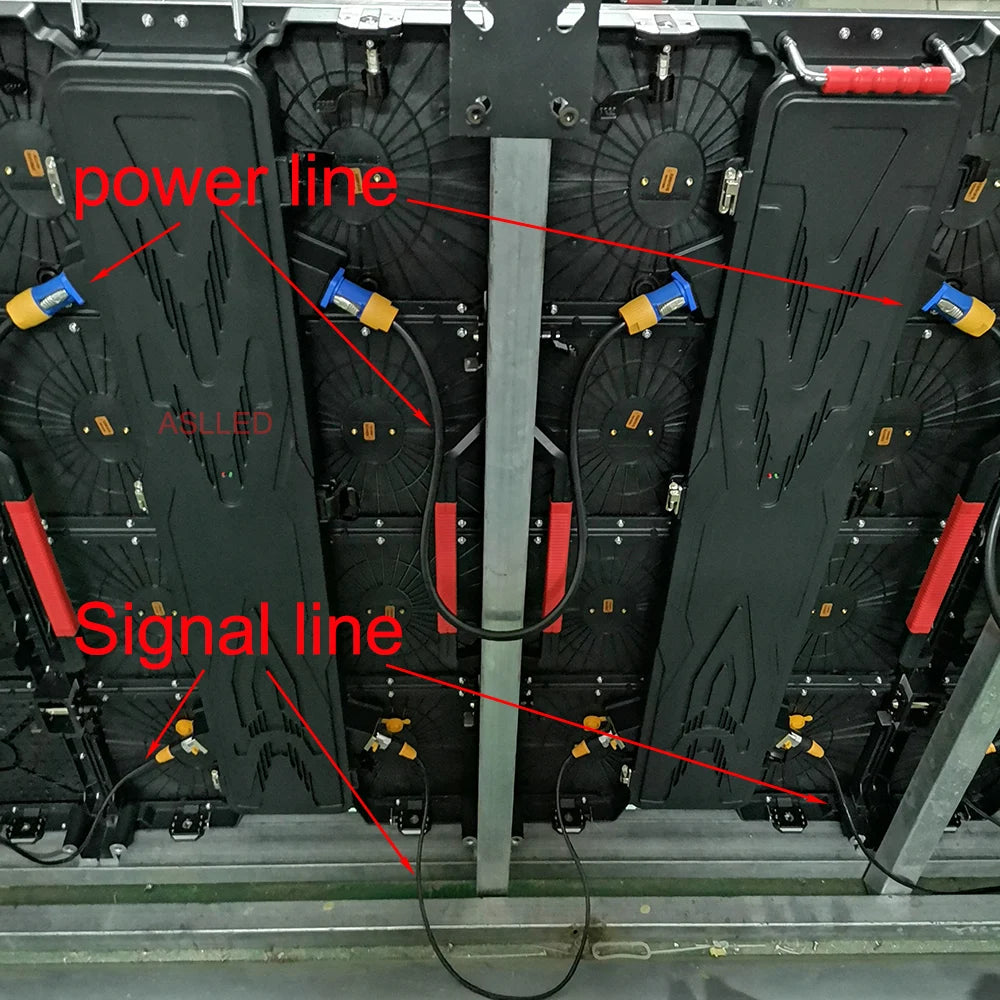 P4.81 outdoor 500 ×1000mm waterproof ultra-high definition LED display screen is used for stage, conference room, etc