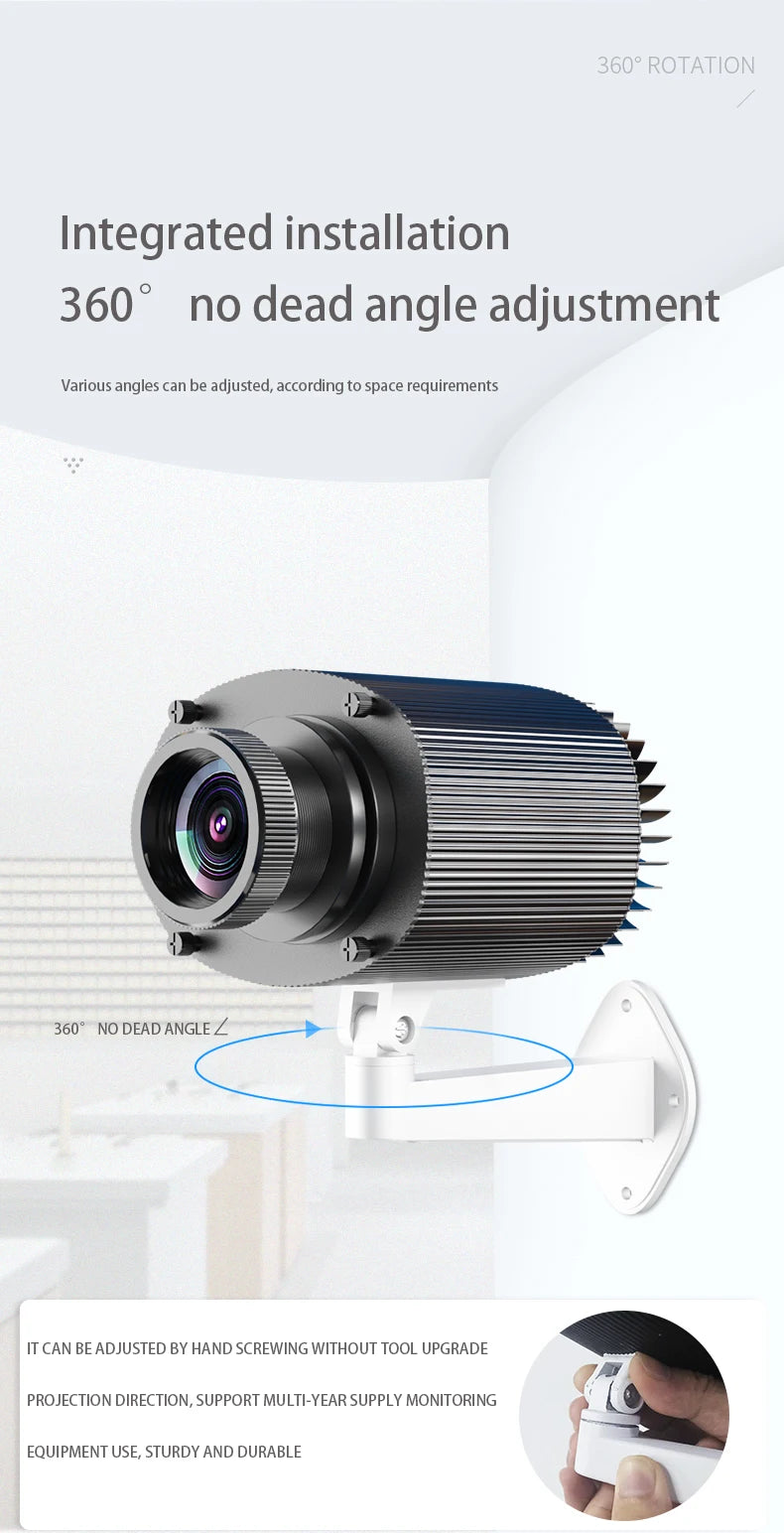 Waterproof Outdoor Gobo Projection Lamp Customized Advertising Image Led Door Head Static Logo Projector