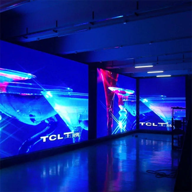 P4.81 outdoor 500 ×1000mm waterproof ultra-high definition LED display screen is used for stage, conference room, etc