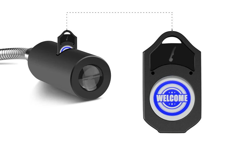 LED Advertising lamp Welcome Logo Projector lamp LED Spotlight E27 Bar Hotel Door Night Led Lamp E27