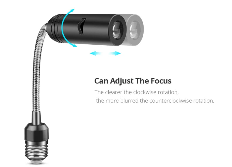 LED Advertising lamp Welcome Logo Projector lamp LED Spotlight E27 Bar Hotel Door Night Led Lamp E27