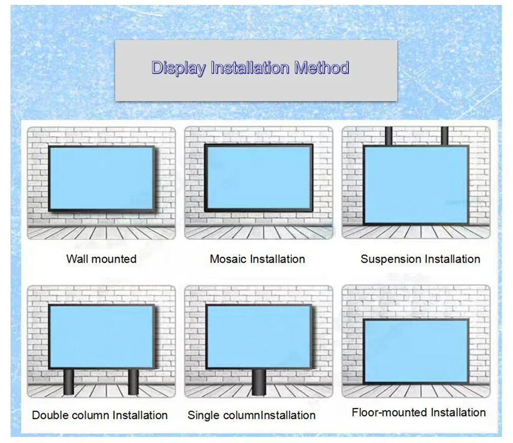 P3.91 Outdoor HD LED Display 500x1000mm LED Matrix Panel 128X256 Pixels Stage Rental Screen Manufacturer Customized