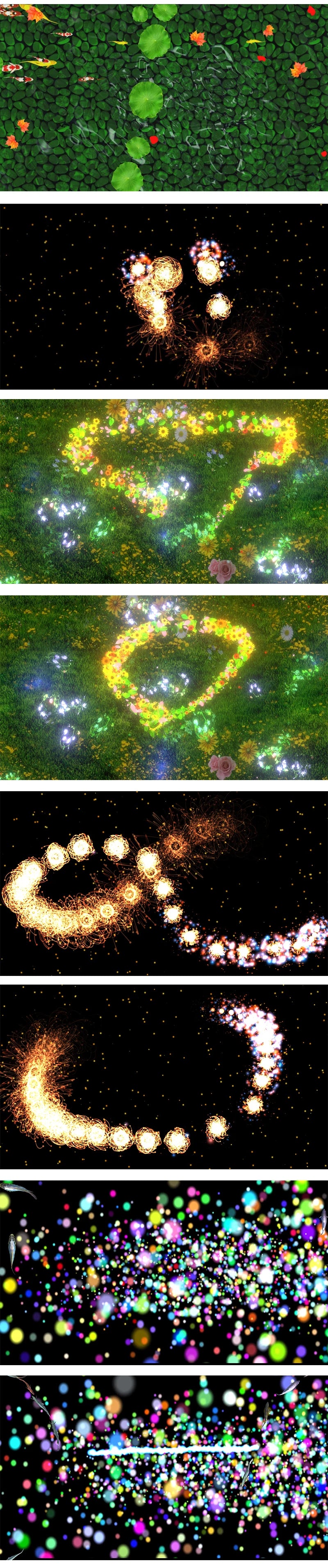 Immersive Games 3D Interactive Floor Projection System Software 28 Different High Resolution Effects Waterproof For Kids Play