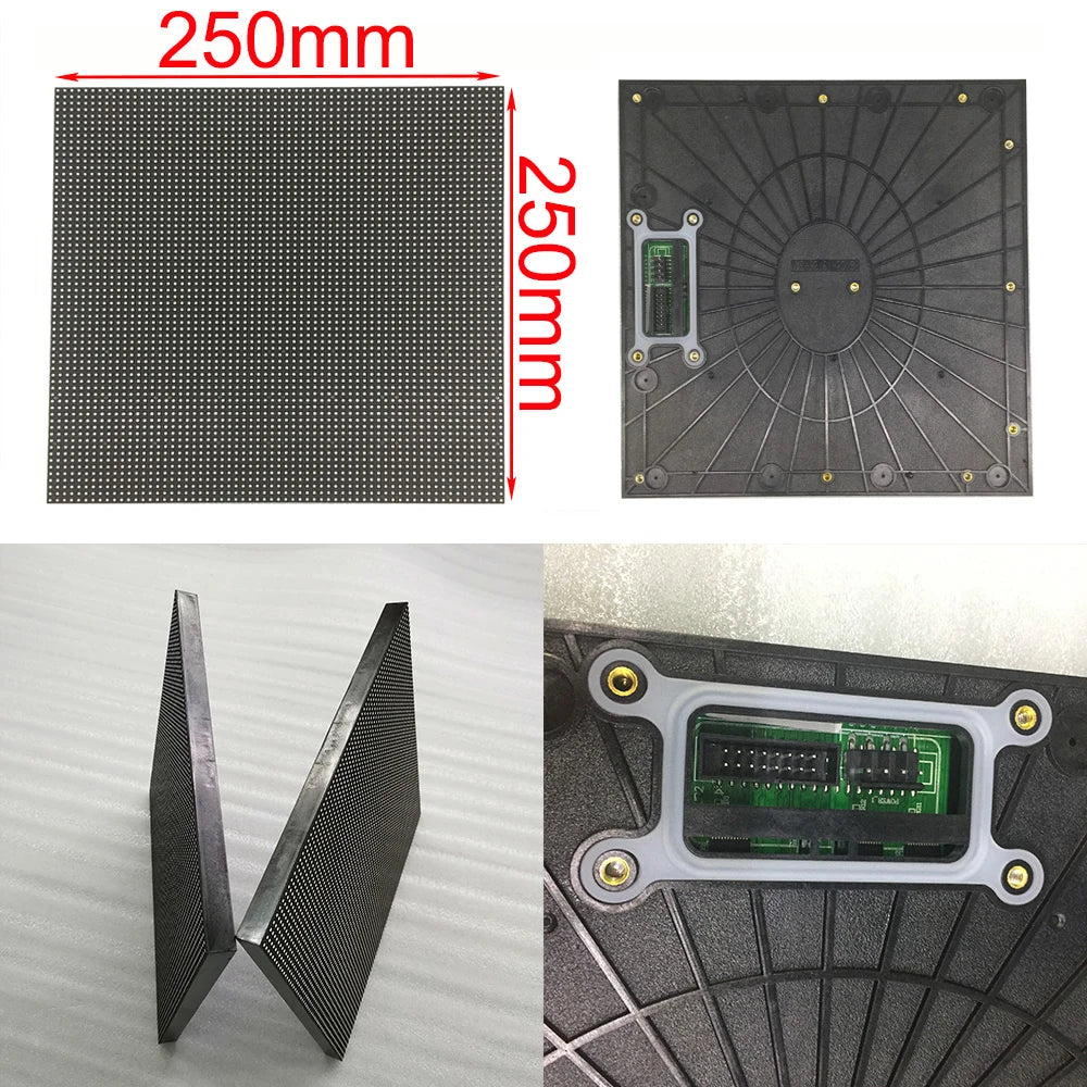 P4.81 outdoor 500 ×1000mm waterproof ultra-high definition LED display screen is used for stage, conference room, etc