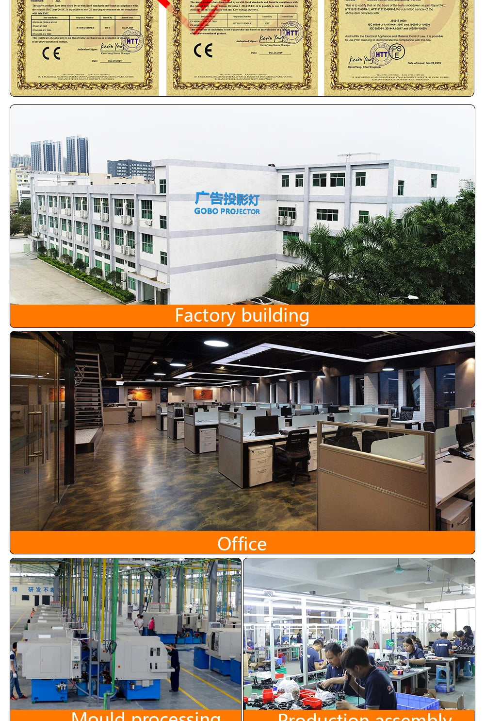 Custom  Led HD Indoor Door Head  Rotating Advertising Image Projection Lamp Gobo Logo Projector