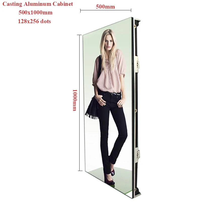Digital P3.91mm full color SMD1921 500*1000mm outdoor rental cabinet LED display led panel advertising billboard screen