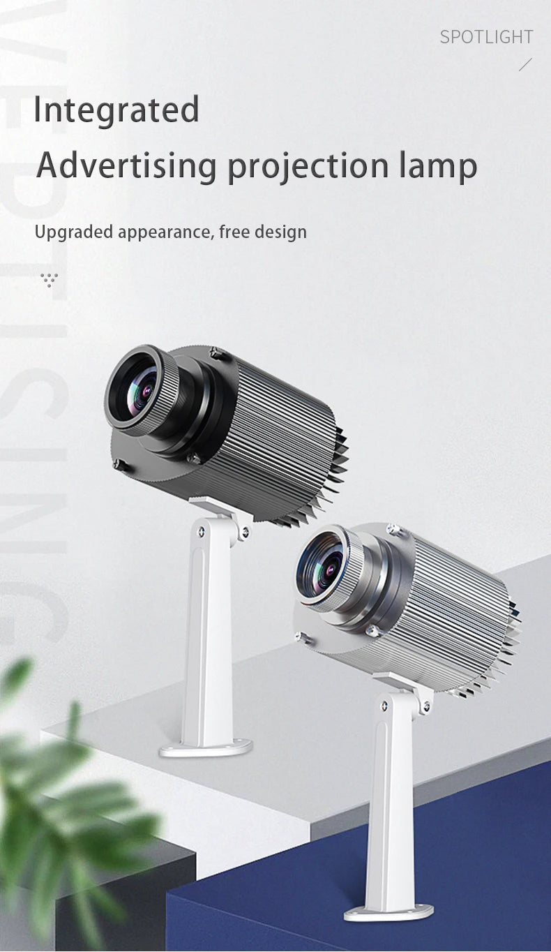 Waterproof Outdoor Gobo Projection Lamp Customized Advertising Image Led Door Head Static Logo Projector