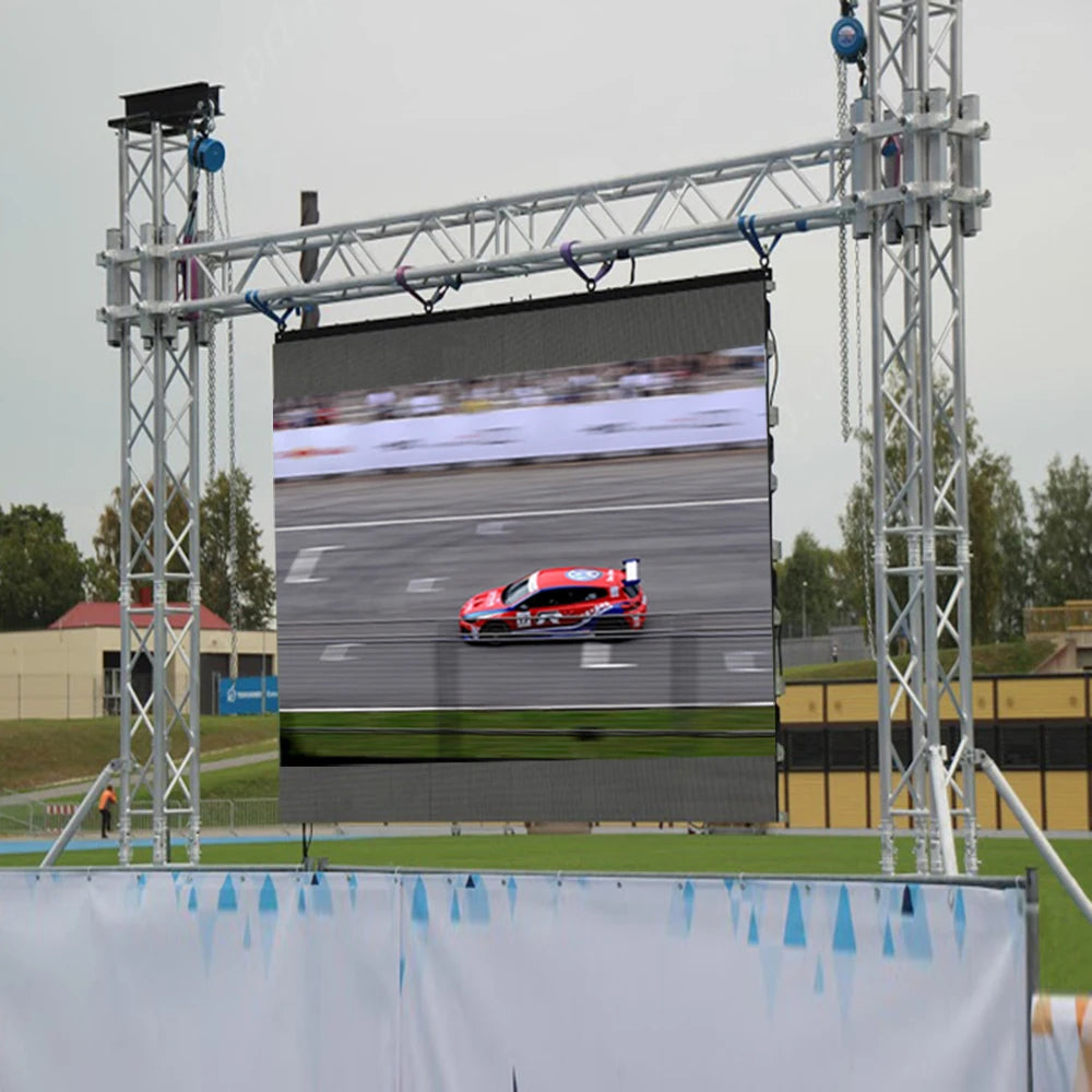 LED stage rental screen 500X1000mm panel P3.9 outdoor high brightness LED matrix screen factory customization