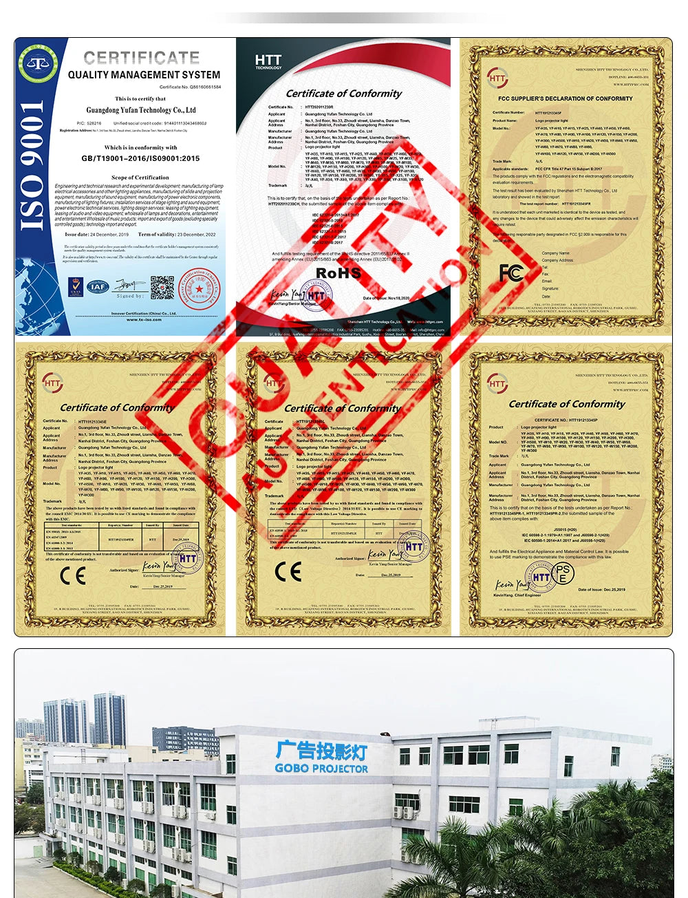 Custom Led HD Color Chang Indoor And Outdoor ip67 Waterproof Rotating Advertising Image Projection Lamp Gobo Logo Projector