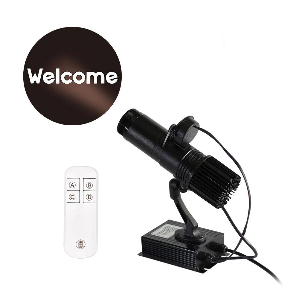 Gobo Projector 10w 20w 30w40w Indoor Rotating Led Advertising Logo Projector Customized Good Price