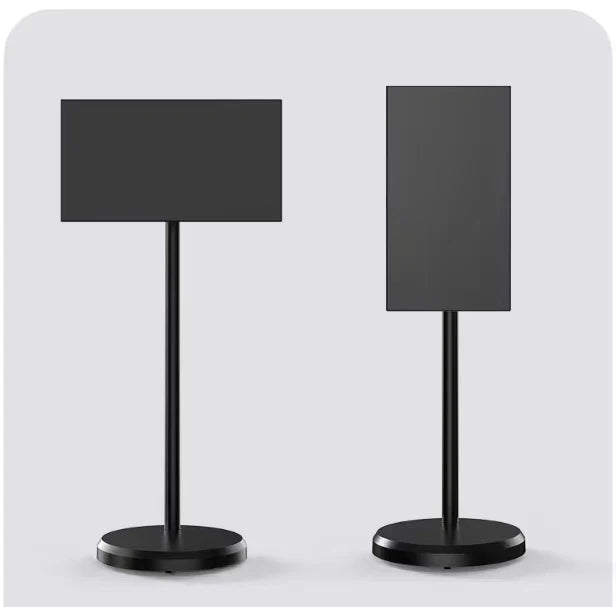 Home Appliances Tv Smart TV 21.5  Portable Mobile Touch Screen Android 12 OS Floor Stand Display Battery for Home Learning