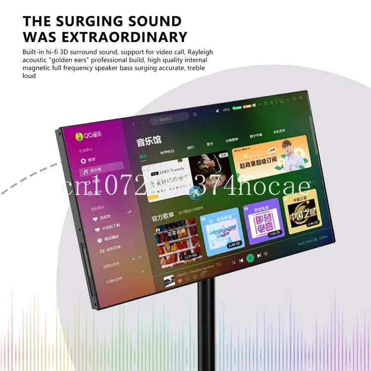 21.5 Inch Battery-power  Stand By Me Tv In-cell Touch Screen Gym Gaming Live Room Smart Tv