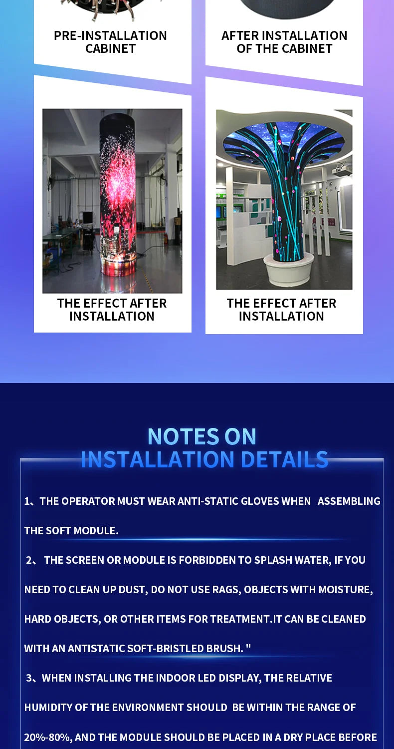 Customized Indoor outdoor Flexible  Video Wall  Led Screen Soft Led display Wall Flexible Curve Led Panel Screen