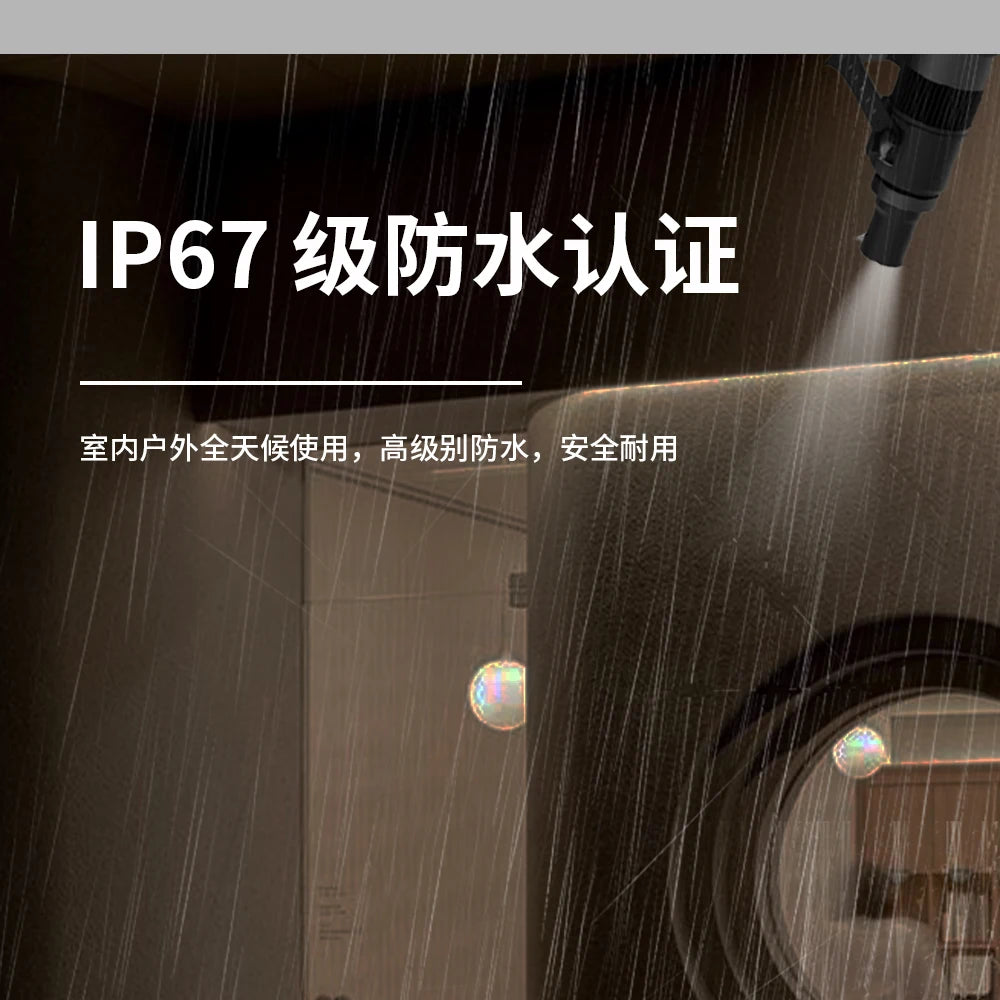 Custom Led HD Gobo Logo Projector Indoor Outdoor Ip67 Waterproof Rotating Advertising Image Projection Light For Floor Wedding