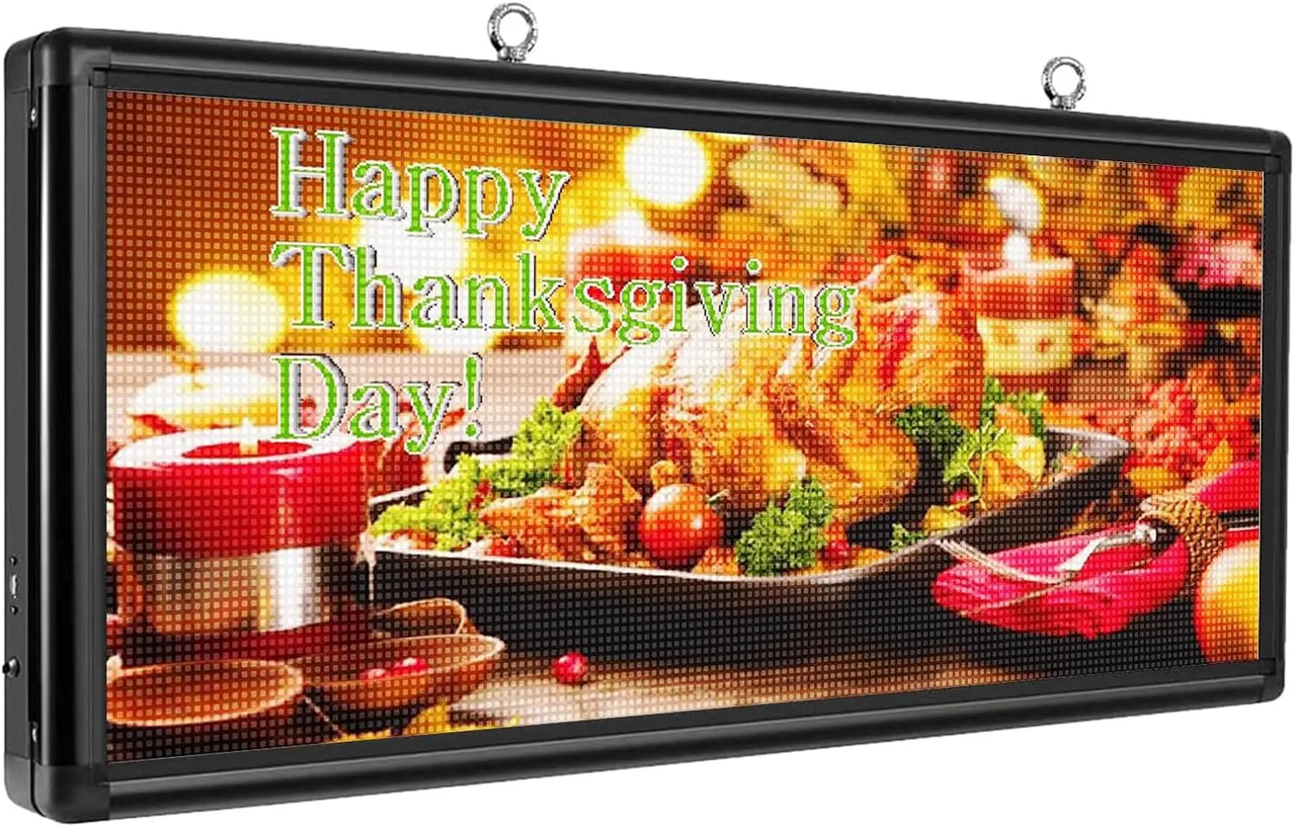 P6 LED Sign 18''X40'' Full Color Support Scrolling Message LED Sign Board Programmable Image Outdoor LED Display For Advertising