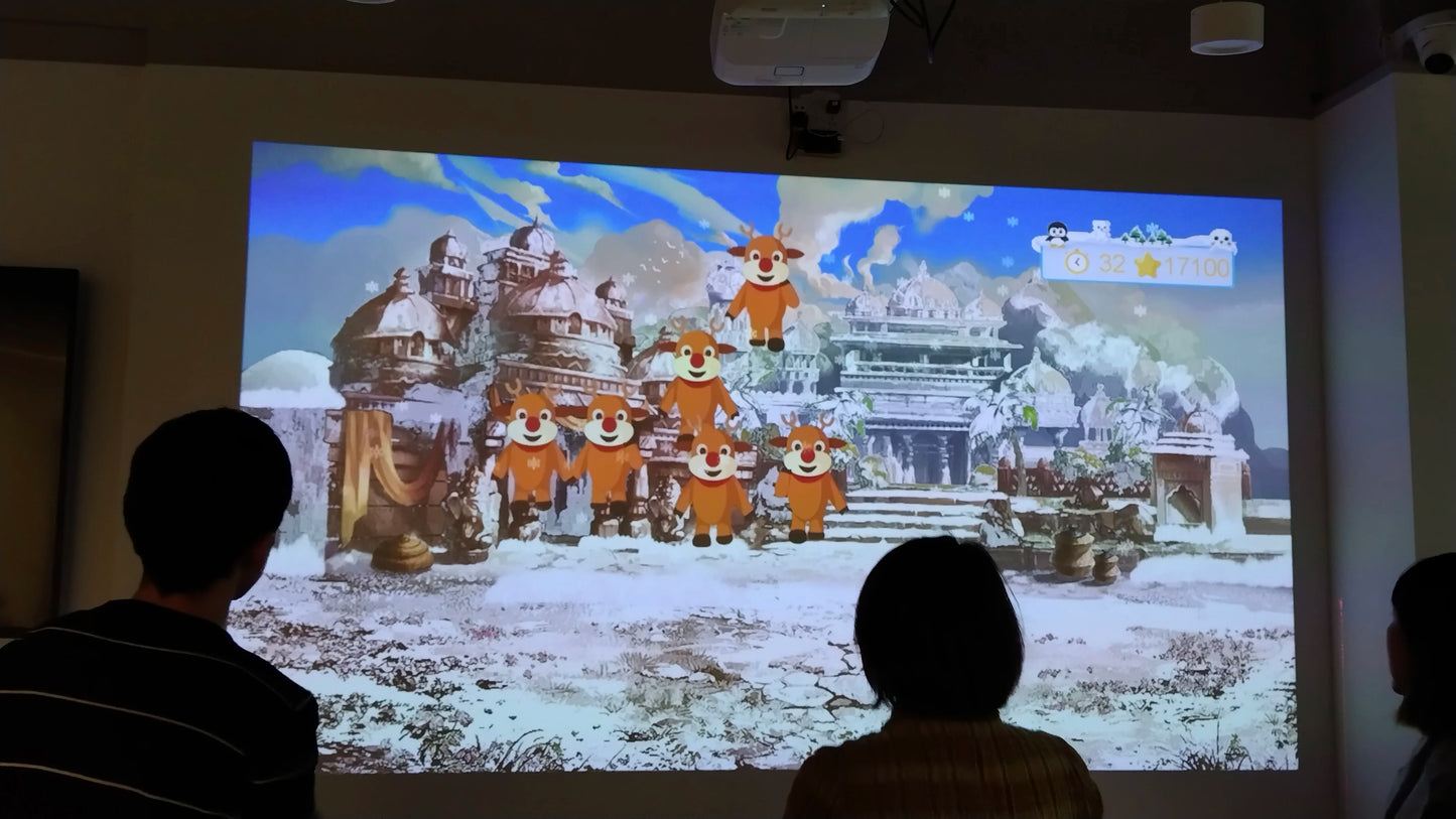 Immersive Games Laser Touch Virtual Screen With Interactive Projection System Multi Kids Playing Amusement Park 22 Wall Games