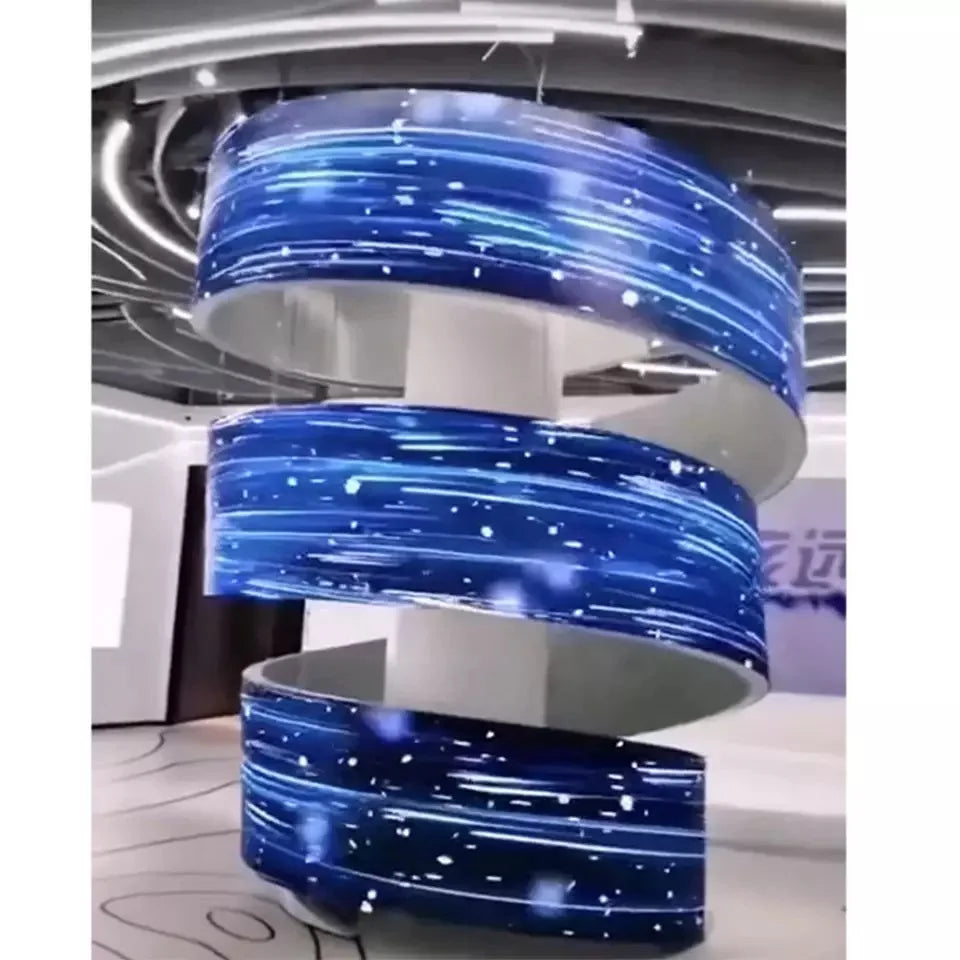 Customized Indoor outdoor Flexible  Video Wall  Led Screen Soft Led display Wall Flexible Curve Led Panel Screen