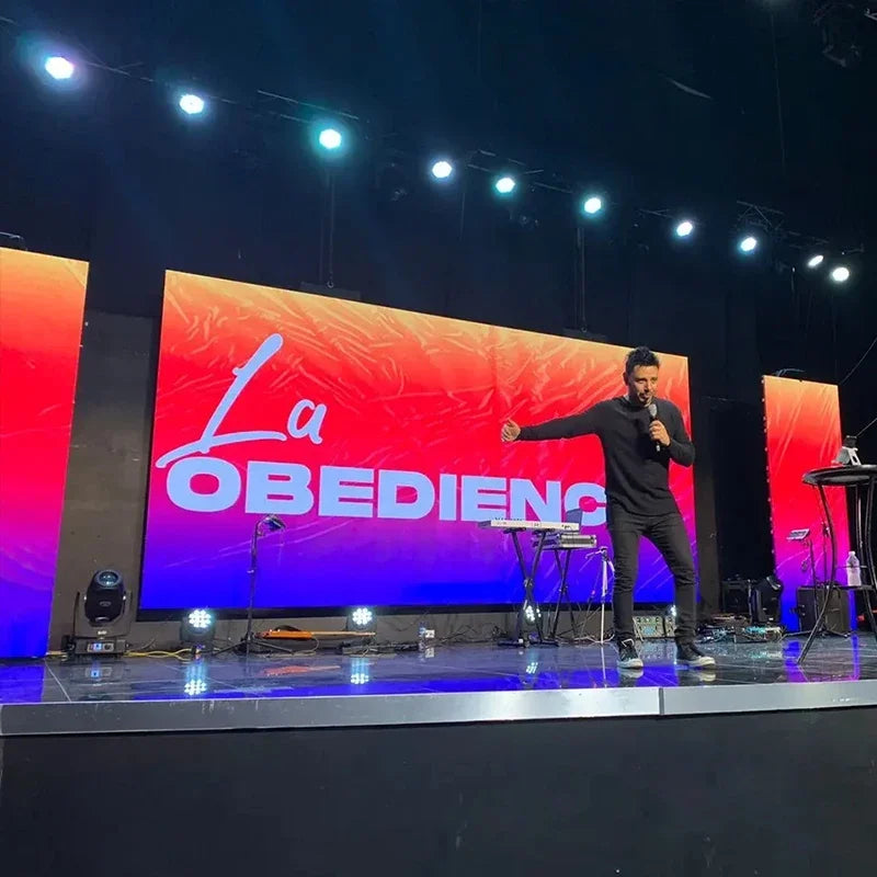 500x500mm Indoor Outdoor P2.6 P2.9 P3.91 P4.8 Stage Background Led Video Wall Seamless Splicing Rental LED Display Screen