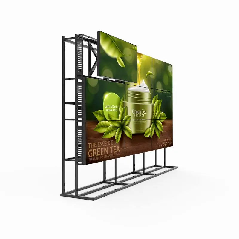 Seamless Lcd  Wall Ultra Narrow Bezel 2x2 3x3 Multi Splicing Screen Advertising Player Digital 4K Display for Displaying Video