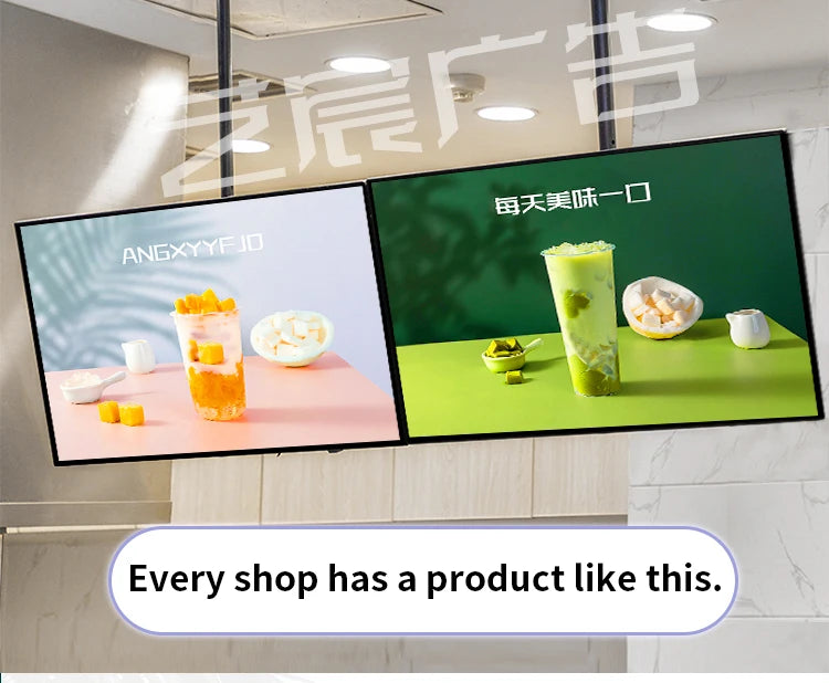 Slim Snap Frame LED Light Box Illuminated Poster Display LED Backlit Menu Board For Restaurant Cafe Shops Wall Mounted Billboard