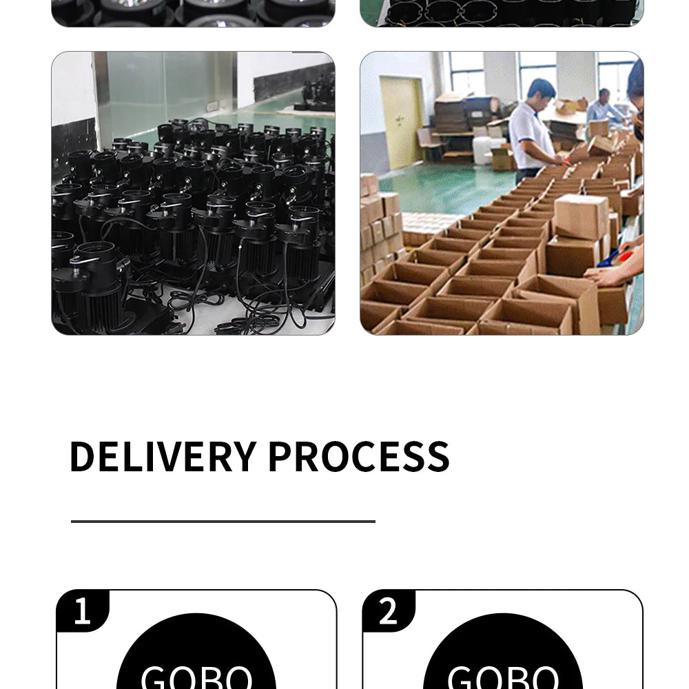 150W200W Led Ip65 Gobo Projector Light Outdoor Customized Logo Floor Projection Lamp Rotating CE Certification Source Factory