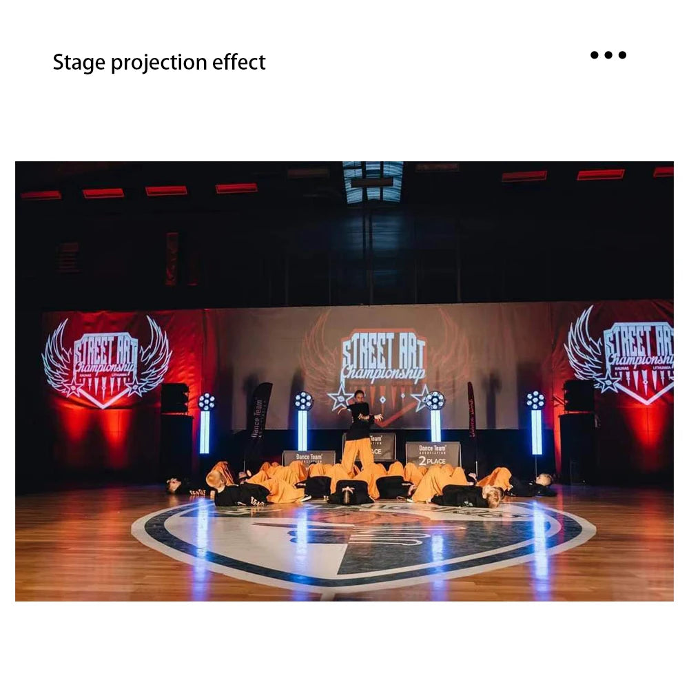 150W200W Led Ip65 Gobo Projector Light Outdoor Customized Logo Floor Projection Lamp Rotating CE Certification Source Factory