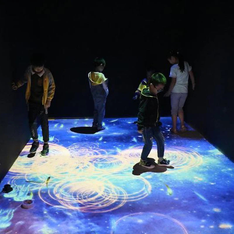 Popular Smartboard Interactive Floor Games Christmas Starry Night Light 3D Projection Whiteboard Screen Store Exhibition Mall