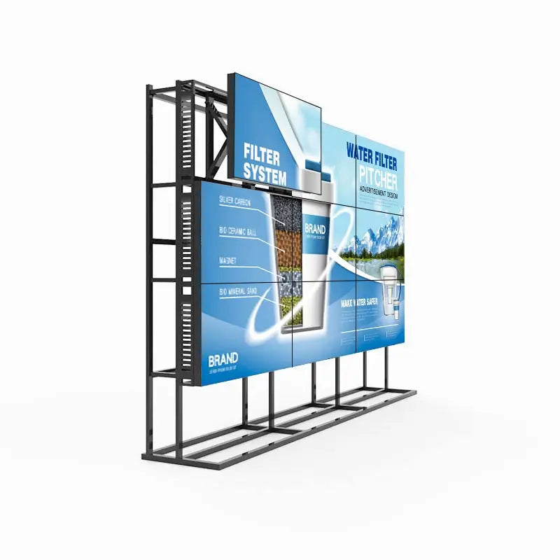 Seamless Lcd  Wall Ultra Narrow Bezel 2x2 3x3 Multi Splicing Screen Advertising Player Digital 4K Display for Displaying Video