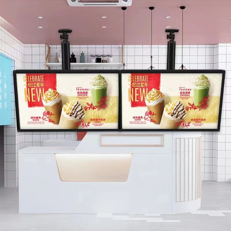 LED Slim Snap Frame Light Box Illuminated Poster Display LED Backlit Menu Board For Restaurant Cafe Shops Wall Mounted Billboard
