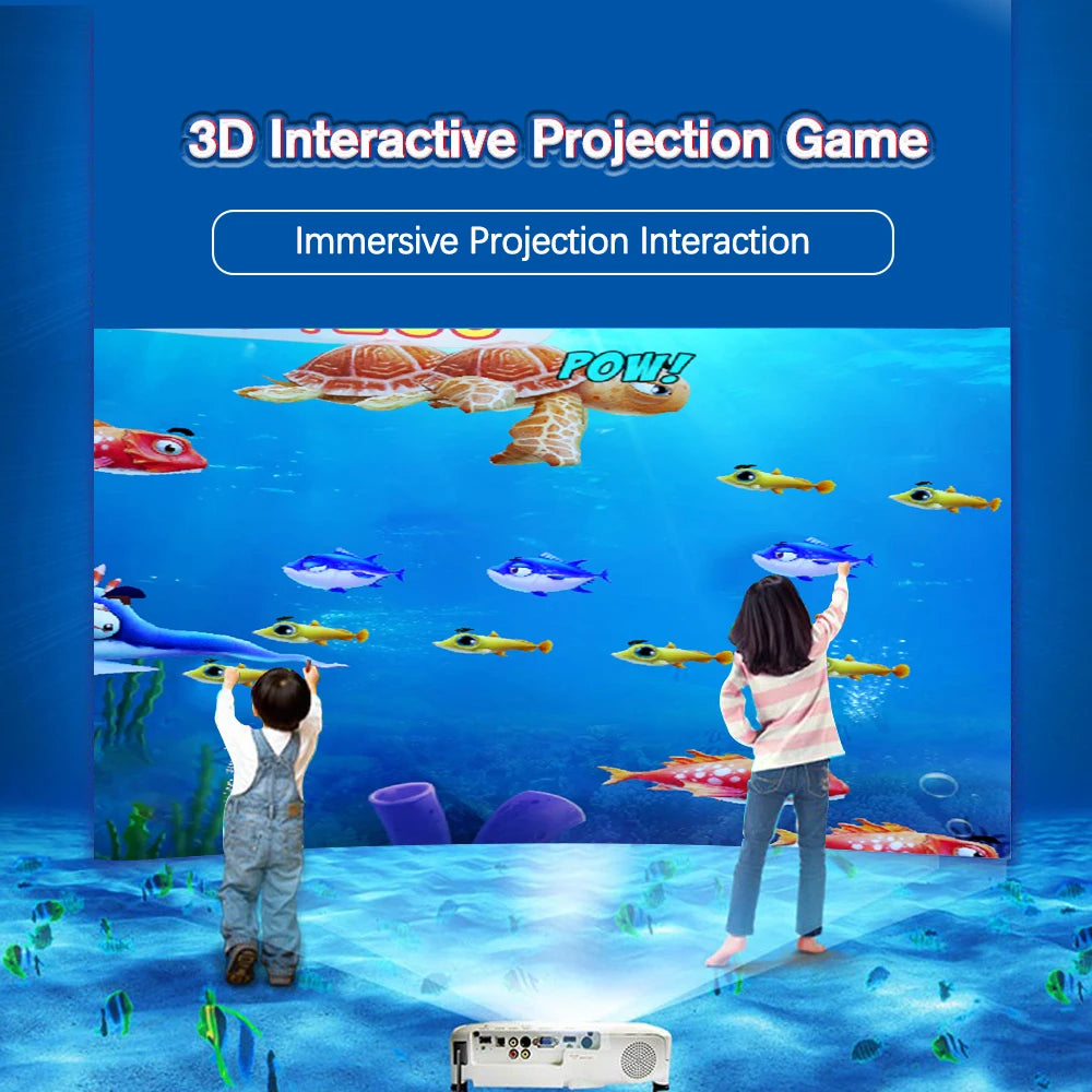 Interactive Projection Games Indoor Playground Kids Gaming Interactive Wall Floor Work With Windows And Any Projector 57 Game