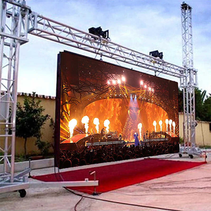 P3.91 outdoor 500*1000mm full-color HD small spacing Video wall LED display screen