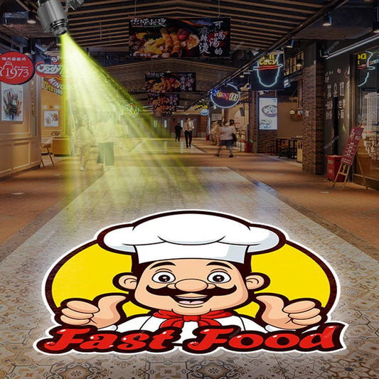 Hot Sale Led Hd Outdoor Ip67 Waterproof Image Projector Custom Gobo Rotary Or Static Advertising Logo Projector