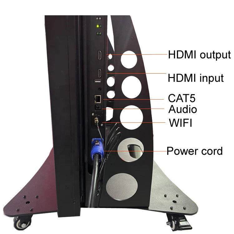 640x1920mm Led Poster Display Screen P1.8 P2 P2.5 Flooring Standing Smart Advertising LED Panel