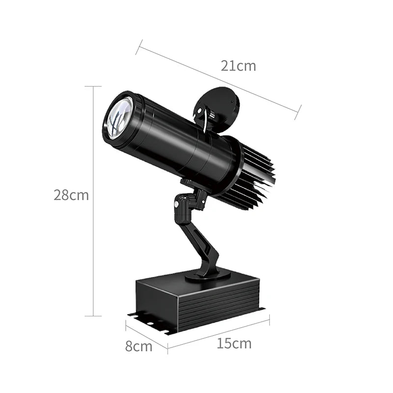 Gobo Projector 10w 20w 30w40w Indoor Rotating Led Advertising Logo Projector Customized Good Price