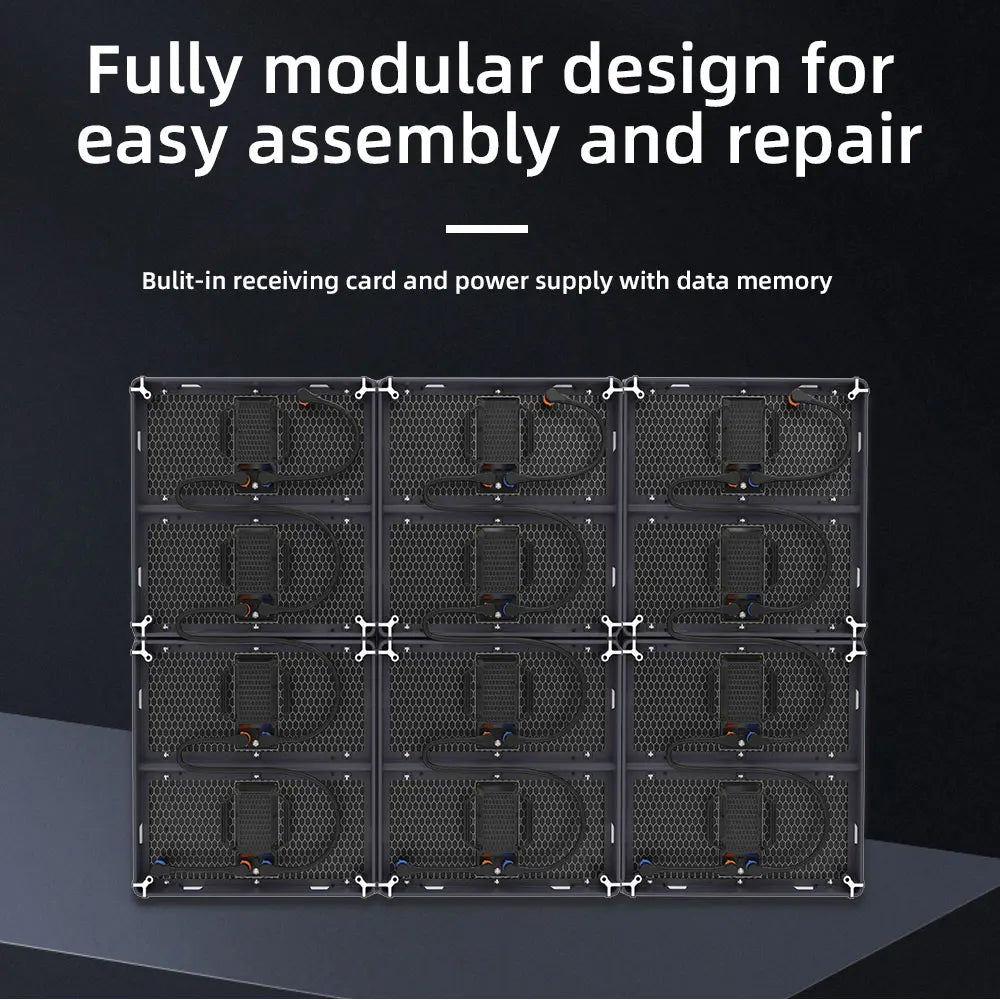 960*960mm cabinet fixed led screen outdoor advertising board waterproof display