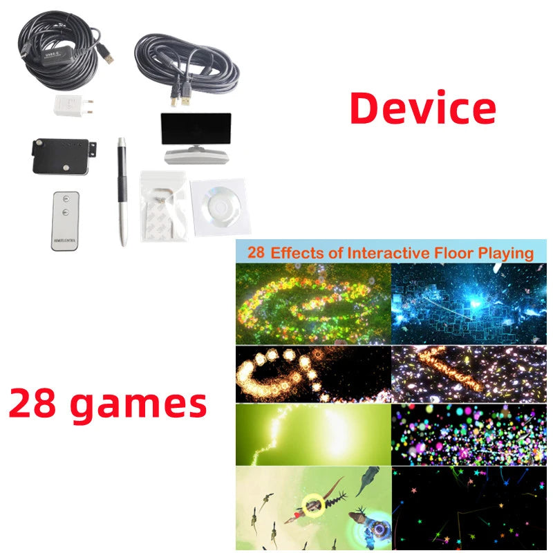 30inch to 400inch Interactive Projection System Software Advertising Display Led Holographic Display Video Pcs Events,Playground