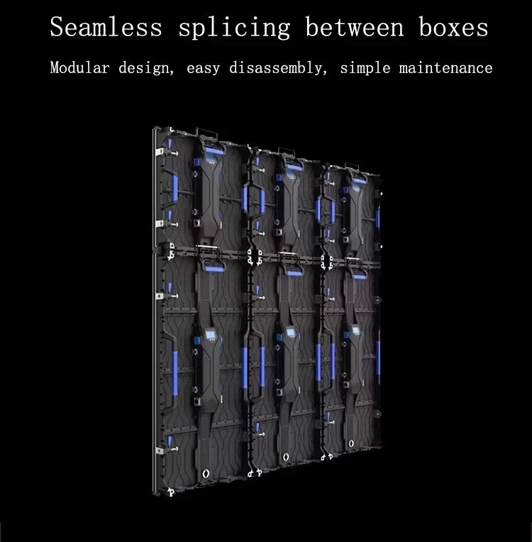 Outdoor P3.91 rental led video wall 500x1000mm die-casting aluminum panel high brightness led display